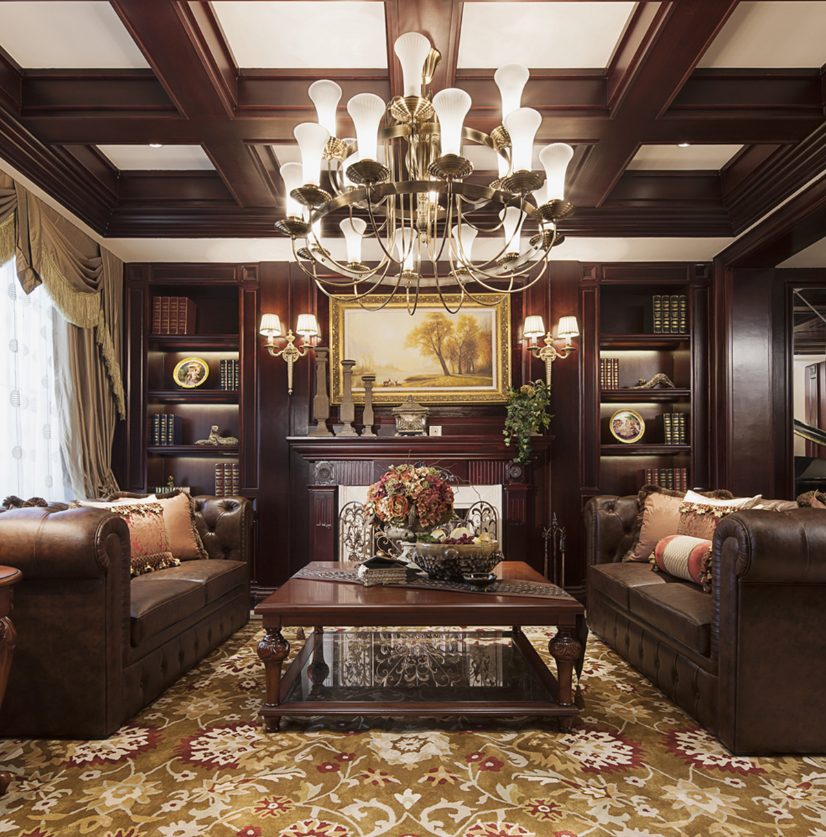 成都水印长岛别墅装修案例